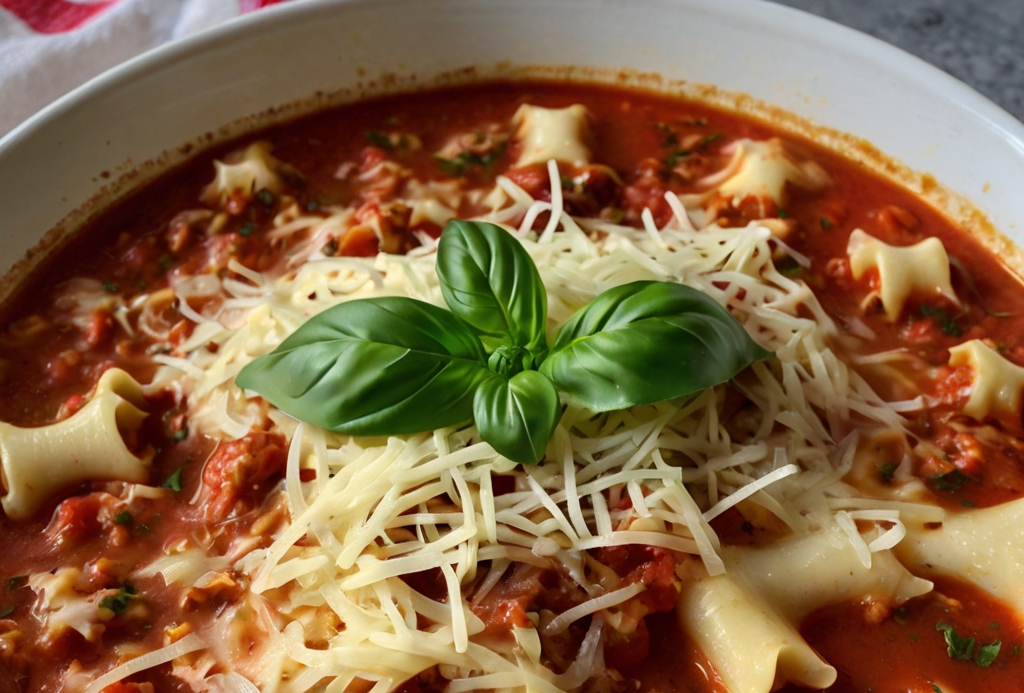 Easy lasagna soup recipe without ricotta